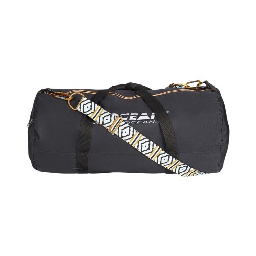 Weekend tas - Blauw/Wit/Zwart schouderband